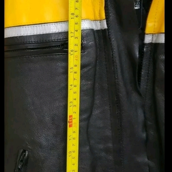 Pro-Rider Premium Leather Motorcycle Jacket Thinsulate Liner Removable Mens 50. - Picture 12 of 12